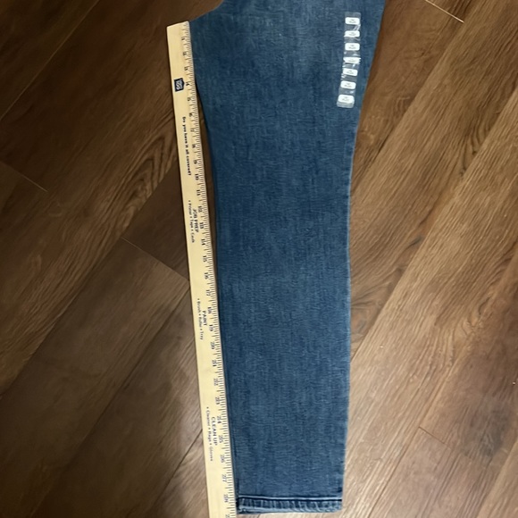 NWT Indigo Blue Denim Skinny Moulant Maternity Jeans Size 1X Plus - Picture 8 of 15